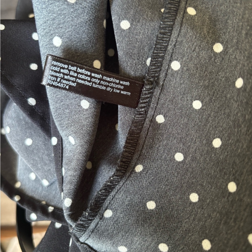 The Limited | Black and White Polka Dot Dress - Picture 5 of 6